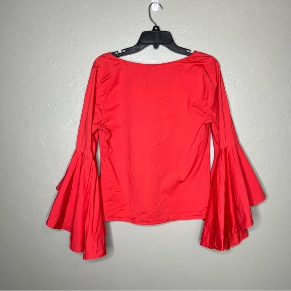 Olivia Culpo Tiered Bell Sleeve Blouse - Picture 6 of 6